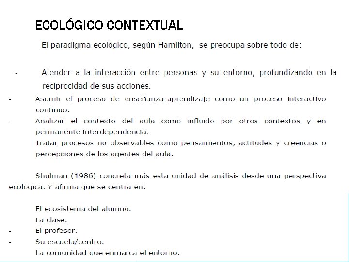 ECOLÓGICO CONTEXTUAL 