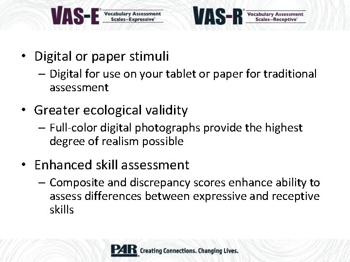  • Digital or paper stimuli – Digital for use on your tablet or