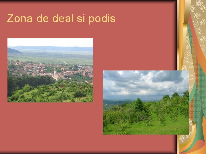 Zona de deal si podis 