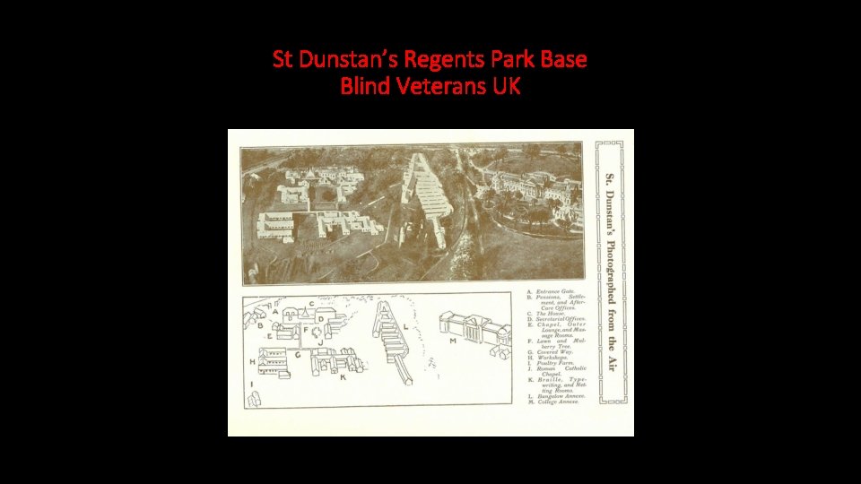 St Dunstan’s Regents Park Base Blind Veterans UK St Dunstan’s Regents Park Base Blind Veterans UK