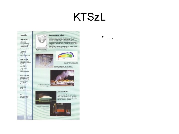 KTSz. L • II. 