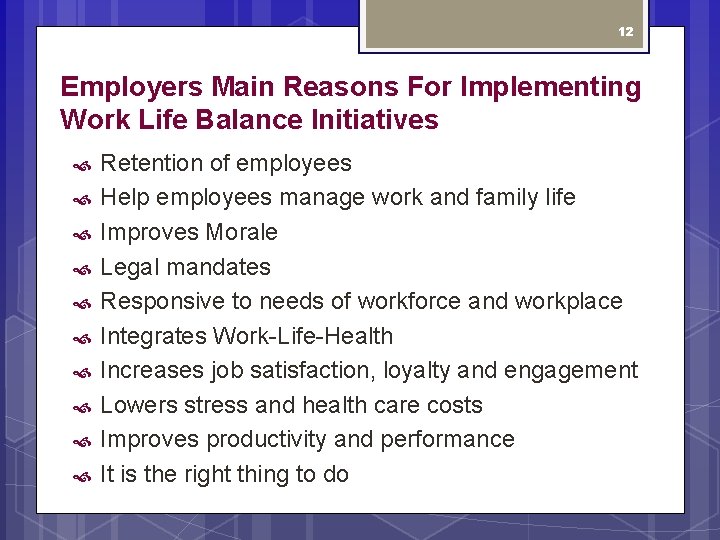Flexible Working Hours Work Life Balance A Presentation