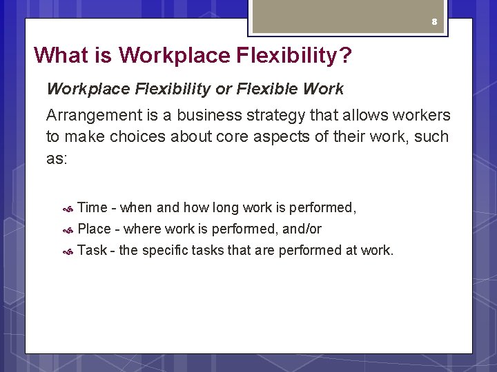 Flexible Working Hours Work Life Balance A Presentation