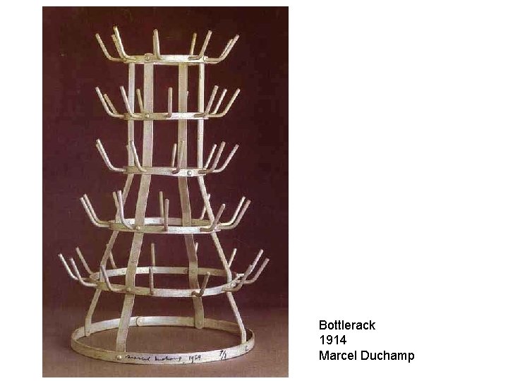 Bottlerack 1914 Marcel Duchamp 