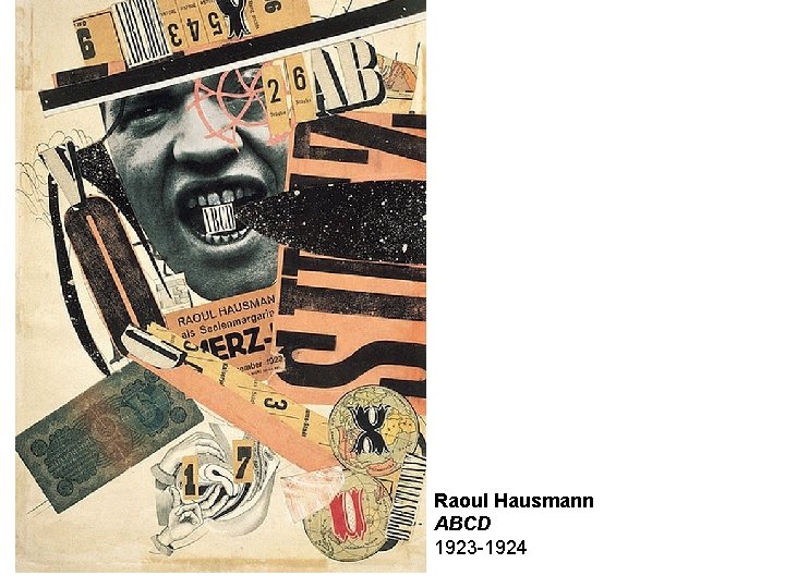 Raoul Hausmann ABCD 1923 -1924 