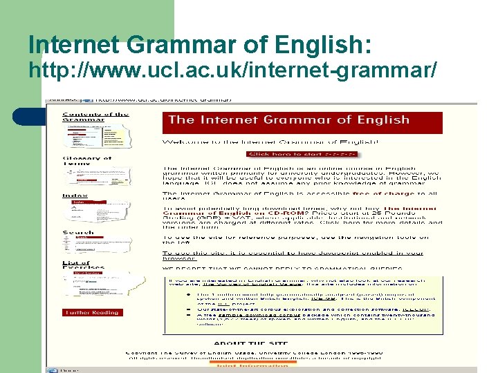 English Language Teaching Resources On The Internet For