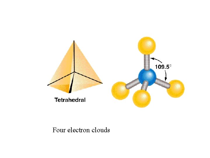 Four electron clouds 