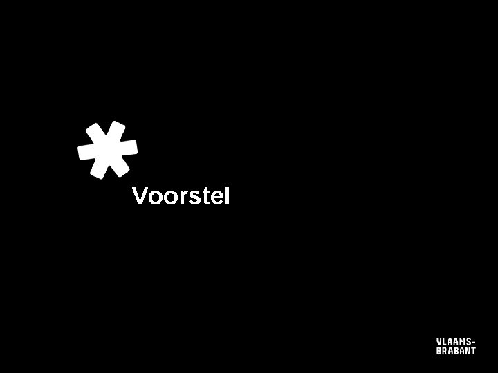 Voorstel Voorstel