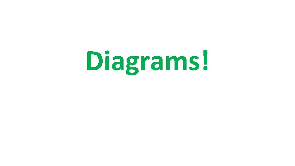 Diagrams! 