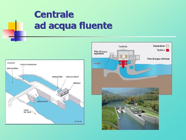 Centrale ad acqua fluente 