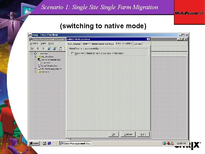 Scenario 1: Single Site Single Farm Migration (switching to native mode) 