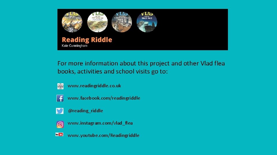 For more information about this project and other Vlad flea books, activities and school
