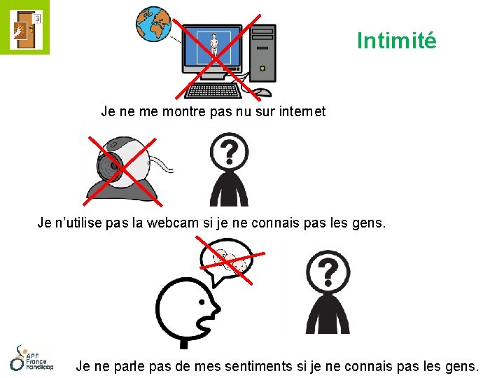 Intimité Je ne me montre pas nu sur internet Je n’utilise pas la webcam