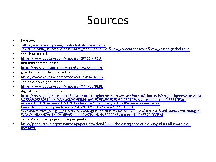 Sources • • • • Spin toy: https: //colossalshop. com/products/helicone-kineticsculpture? utm_source=Colossal&utm_medium=Banner&utm_content=helicone&utm_campaign=helicone sketch up model: Sources • • • • Spin toy: https: //colossalshop. com/products/helicone-kineticsculpture? utm_source=Colossal&utm_medium=Banner&utm_content=helicone&utm_campaign=helicone sketch up model: