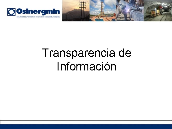 Transparencia de Información 
