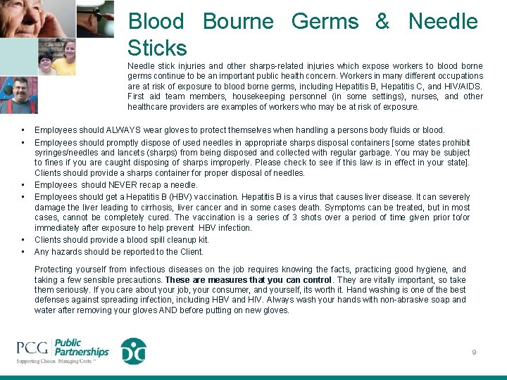 Blood Bourne Germs & Needle Sticks Needle stick injuries and other sharps-related injuries which