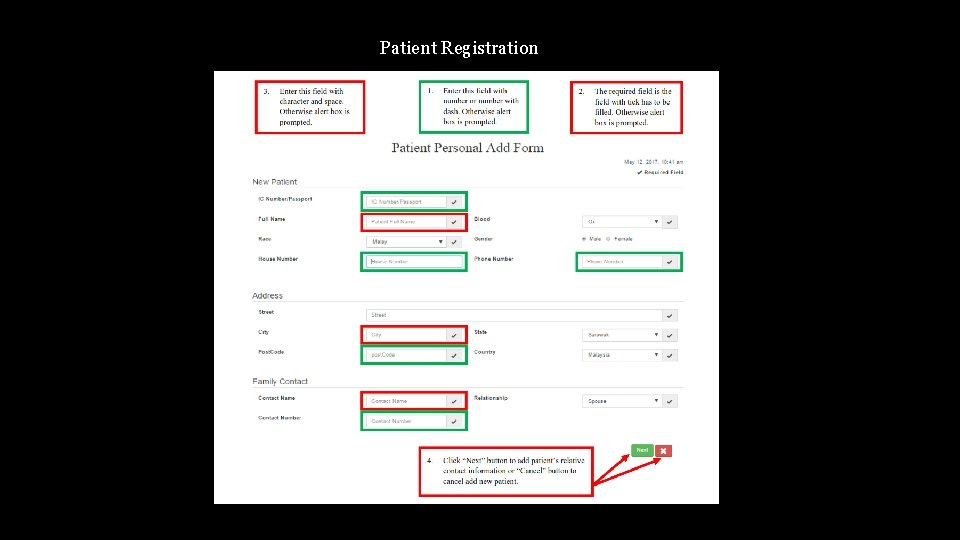 Patient Registration 