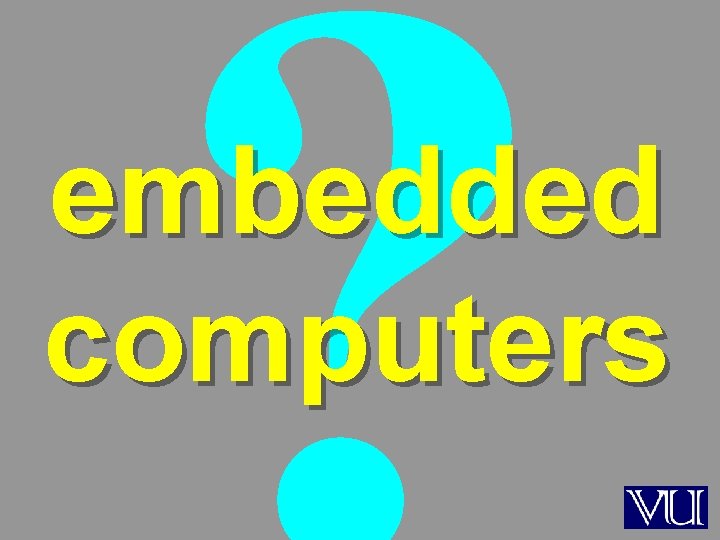 embedded computers 