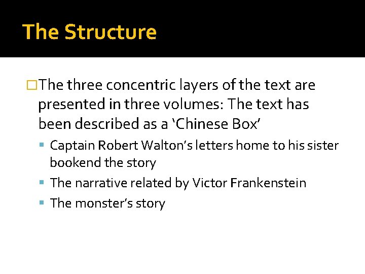 The Structure �The three concentric layers of the text are presented in three volumes: