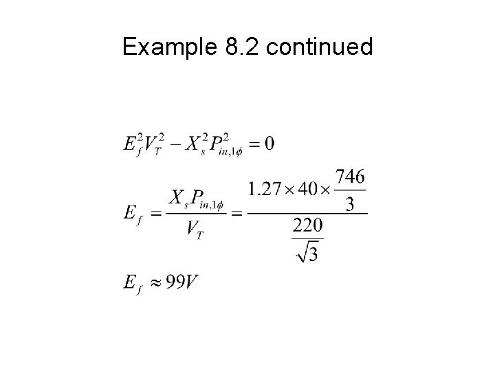 Example 8. 2 continued 