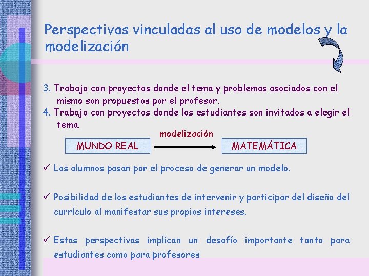Modelizacin matemtica como estrategia pedaggica Mnica E Villarreal