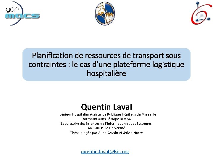 Planification de ressources de transport sous contraintes : le cas d’une plateforme logistique hospitalière