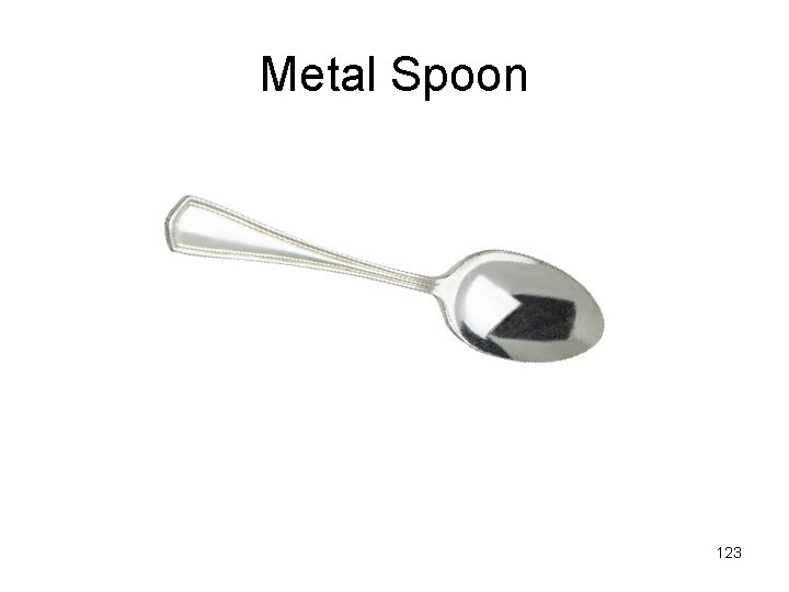 Metal Spoon 123 