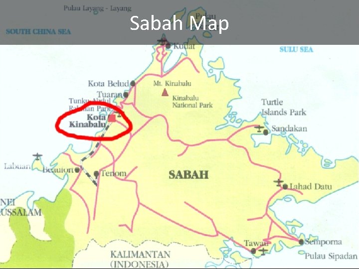 Sabah Map 