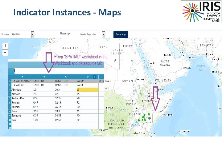 Indicator Instances - Maps 