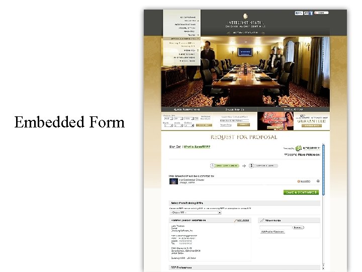Embedded Form 
