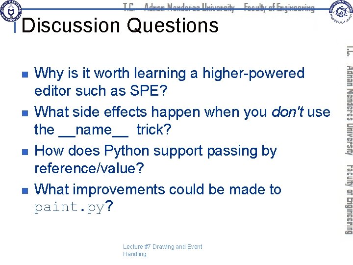 Discussion Questions n n Why is it worth learning a higher-powered editor such as