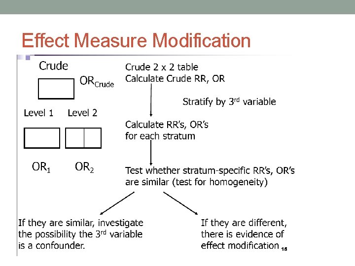 Effect Measure Modification 