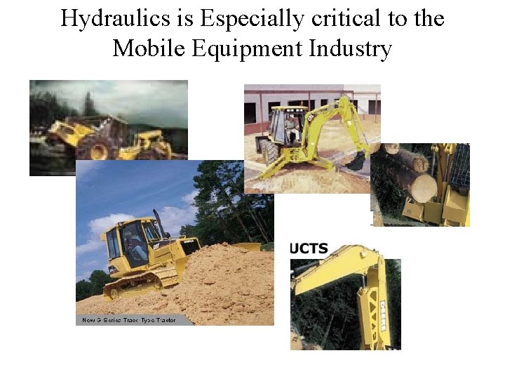 Hydraulics is Especially critical to the Mobile Equipment Industry 