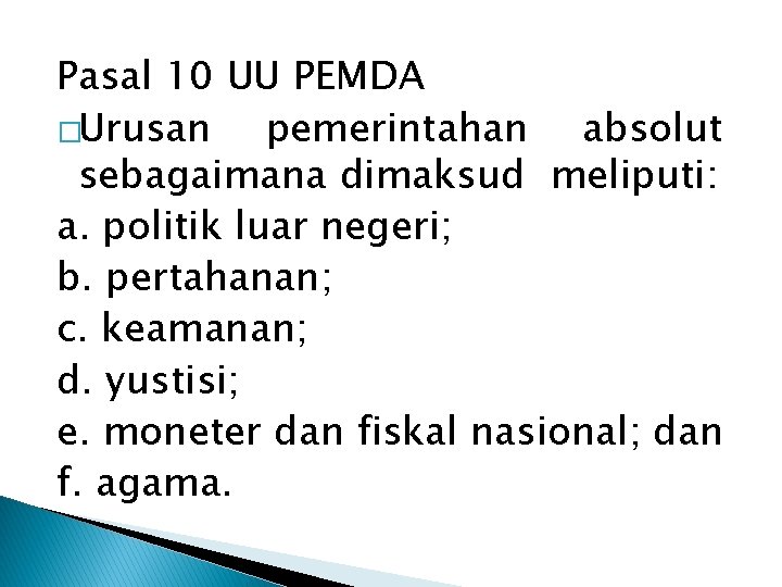 Materi Pemerintahan Daerah M Yusrizal Adi Syaputra S