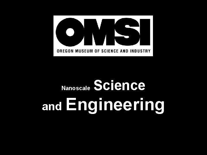 Nanoscale Science and Engineering 