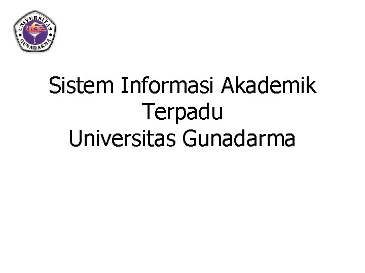 Sistem Informasi Akademik Terpadu Universitas Gunadarma 