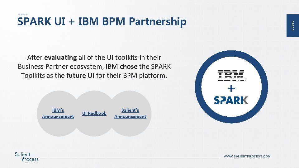 After evaluating all of the UI toolkits in their Business Partner ecosystem, IBM chose