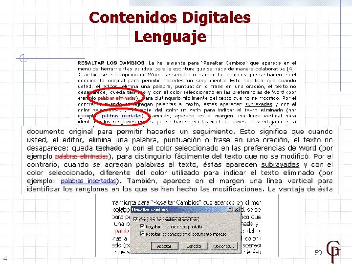 Contenidos Digitales Lenguaje 4 59 