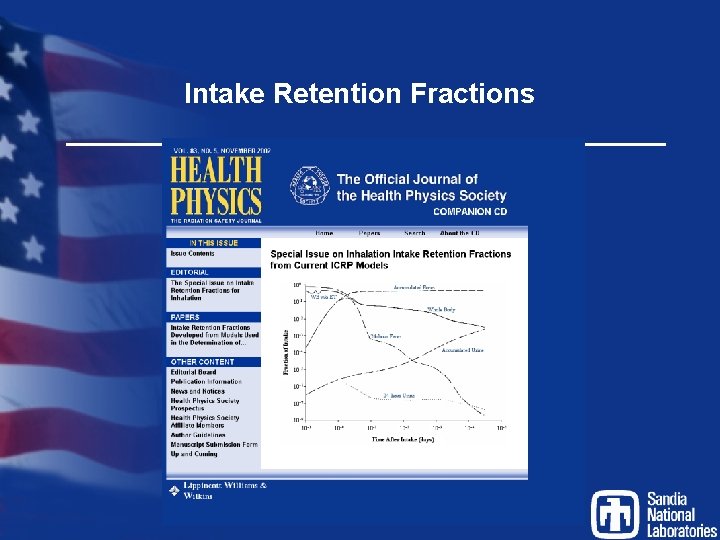 Intake Retention Fractions 