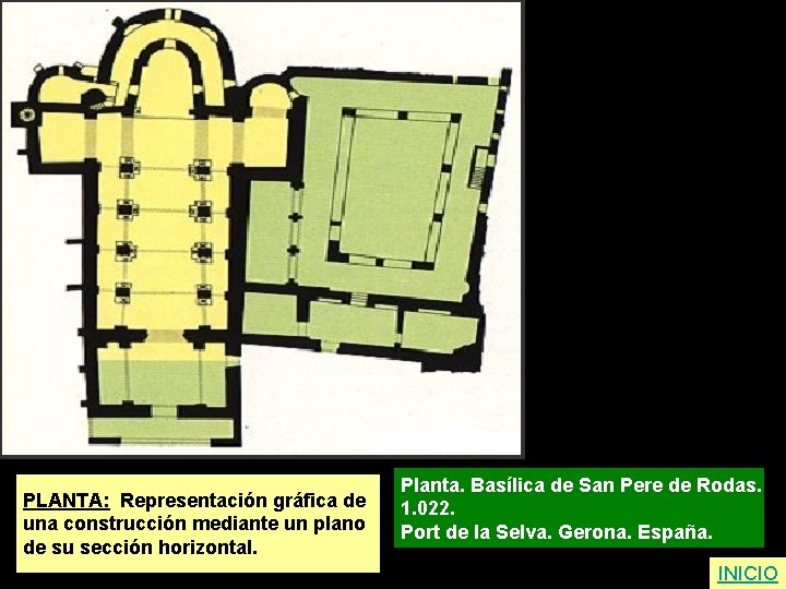 PLANTA: Representación gráfica de una construcción mediante un plano de su sección horizontal. Planta.