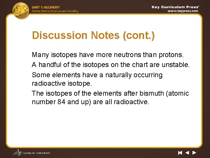 Section 2 Isotopes and Radioactive Elements Lesson 13
