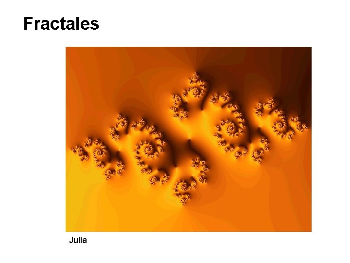 Fractales Julia 