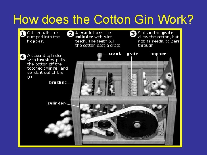 How does the Cotton Gin Work? 