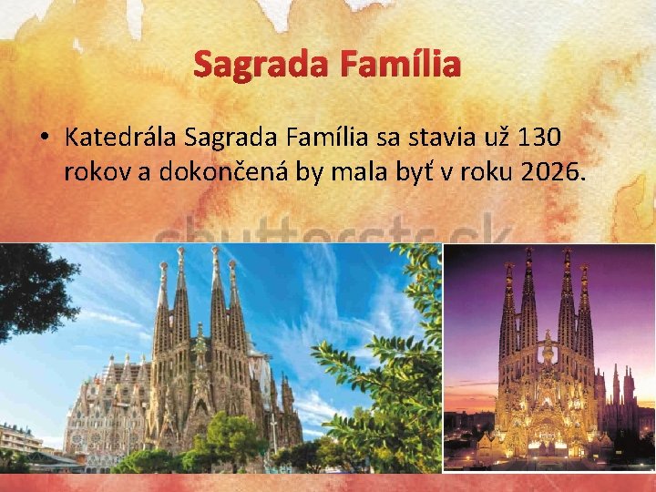 Sagrada Família • Katedrála Sagrada Família sa stavia už 130 rokov a dokončená by