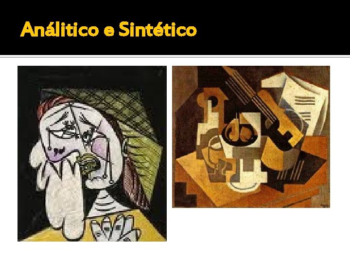 Análitico e Sintético 