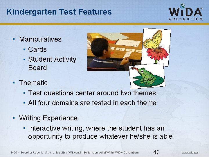Kindergarten Test Features Manipulatives Cards Student Activity Board Thematic Test questions center around two