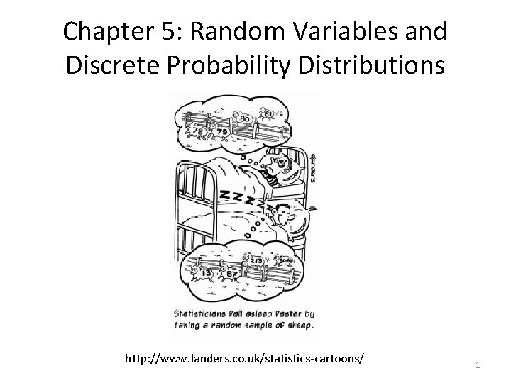 Chapter 5: Random Variables and Discrete Probability Distributions http: //www. landers. co. uk/statistics-cartoons/ 1