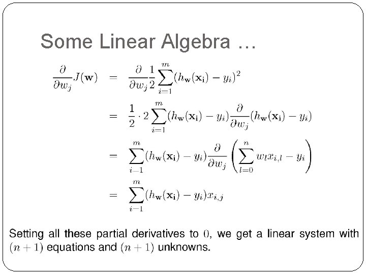 Some Linear Algebra … 13 
