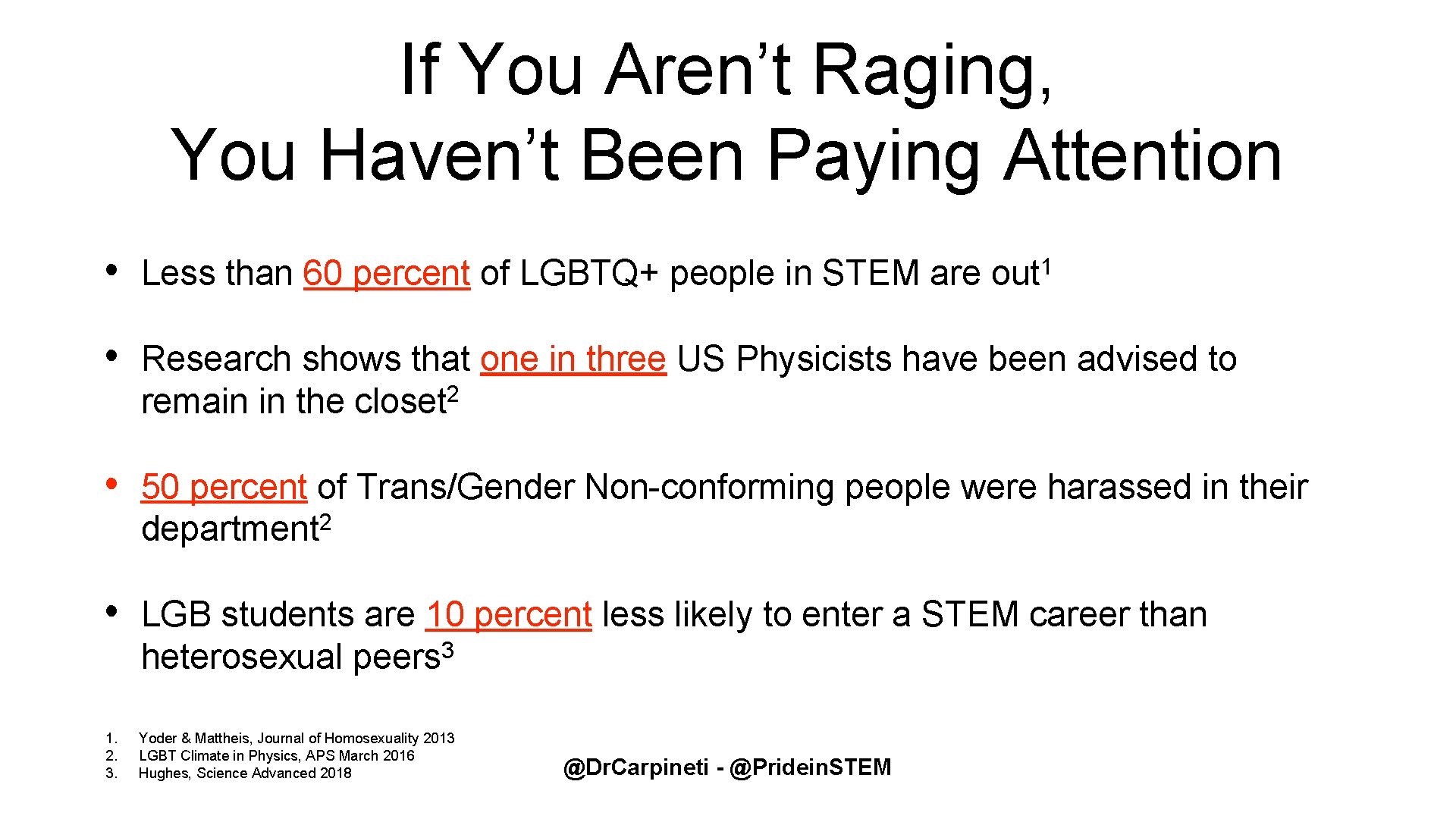 If You Aren’t Raging, You Haven’t Been Paying Attention • Less than 60 percent If You Aren’t Raging, You Haven’t Been Paying Attention • Less than 60 percent