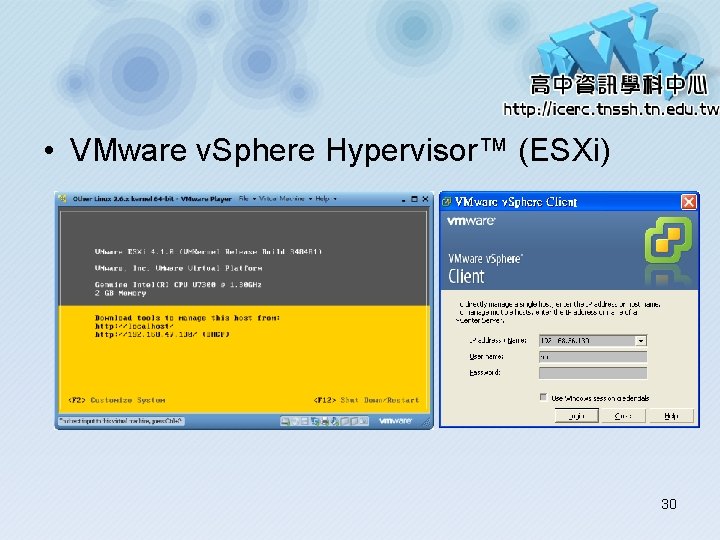  • VMware v. Sphere Hypervisor™ (ESXi) 30 
